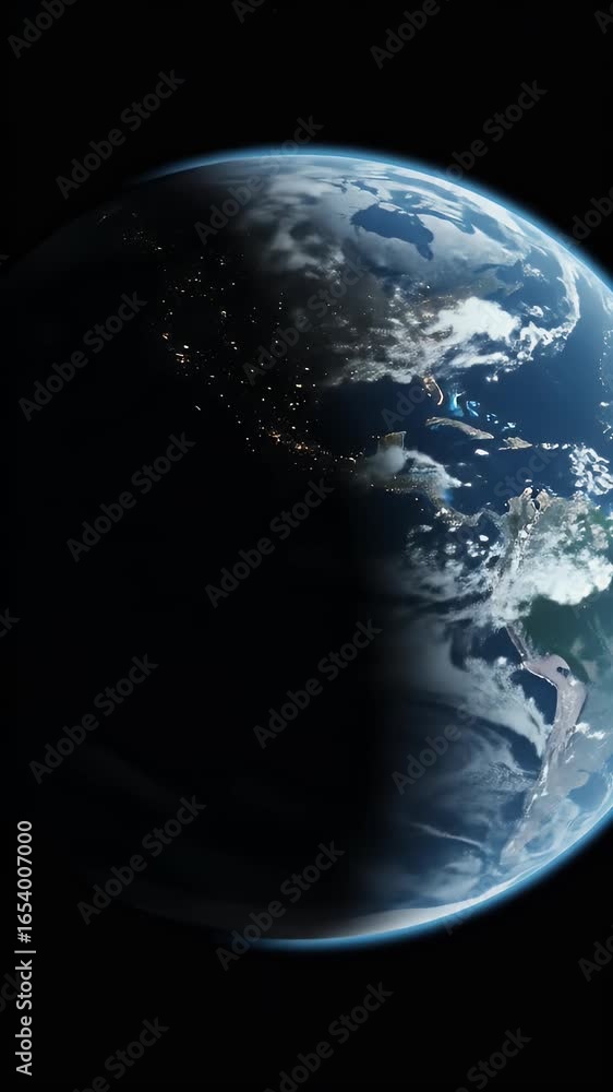 Poster molecular structure dna blueprint over planet earth in outer space background