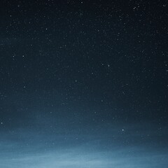 Fototapeta premium Starry night blue sky background