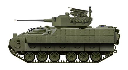 M2 Bradley modernization concept, with the installation of the Guardian 30 combat module