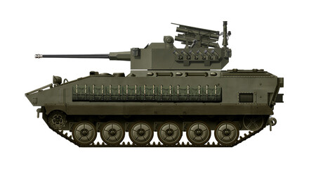 The concept of modernization of the AMX-20P, with the installation of the Guardian 30 combat module © Tikros