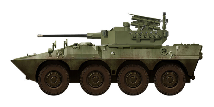 Freccia VBC modernization concept, with the installation of the Guardian 30 combat module