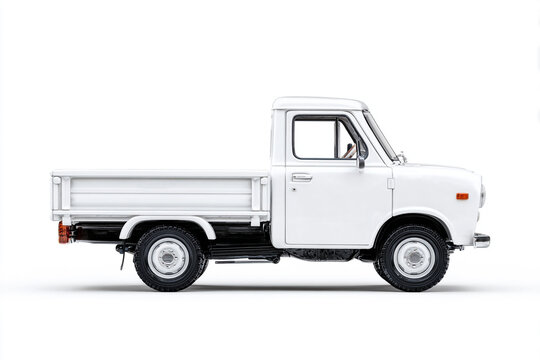 Miniature Truck Vehicle Mockup, Isolated Render