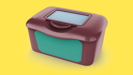 3d render of a medical icon on white background