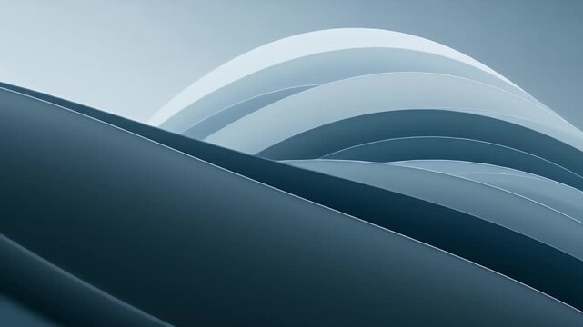 Abstract blue waves