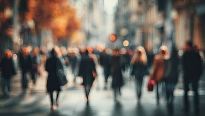 Blurred city street scene (1)