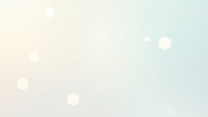 Delicate light bokeh patterns in soft pastel tones.