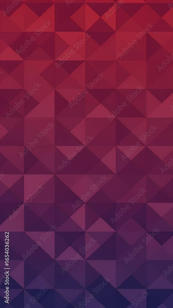 Poster red purple gradient geometric triangle abstract patterned background illustration
