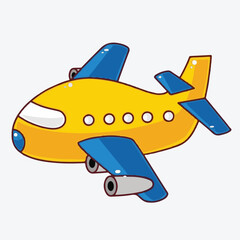 vector illustration of airplane