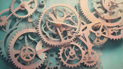 Nostalgic Machines Rendered As Gentle Washes