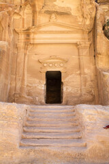 Little Petra, an archaeological site located north of Petra and the town of Wadi Musa, Jordan