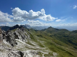 Wanderung Lünersee Rätikon Schweiz Österreich