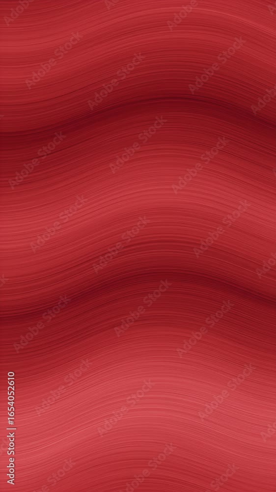 Poster Vivid Red Abstract Wave Texture Flowing Fabric Material Dynamic Background