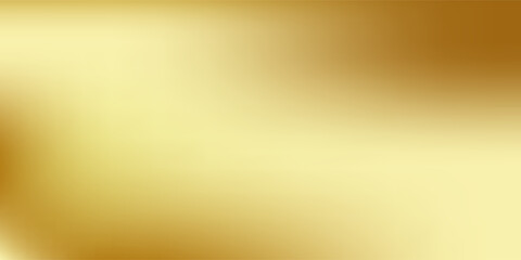 Gold gradient background texture metallic. Golden gradient blurry soft smooth motion bright shine. EPS Vector Illustration