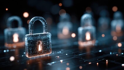 Abstract digital lock security
