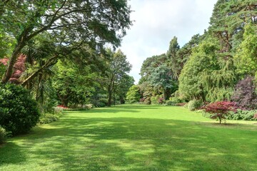 Obraz premium château et jardins du parc national de Glenveagh