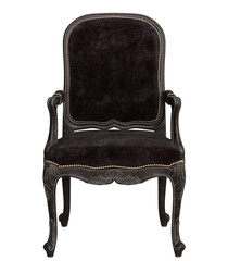 Classic chair isolated on white background.Digital illustration.3d rendering