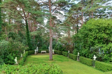 château et jardins du parc national de Glenveagh