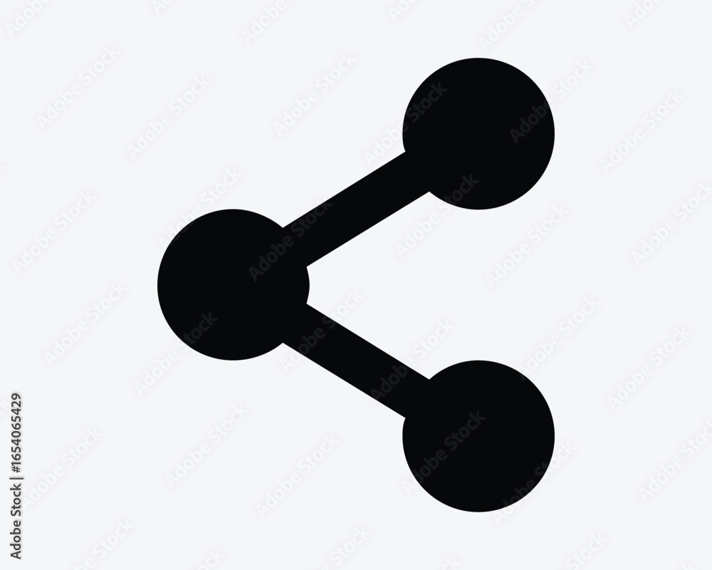 Aufkleber share icon social media sharing button forward to others symbol sign shape network multiply branch o