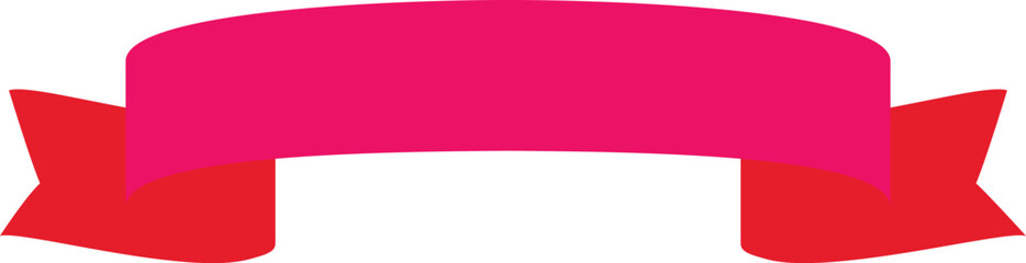 vector illustration of pink ribbon for design