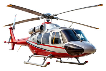 helicopter is shown in a isolated on white background ,PNG.AI Generated.