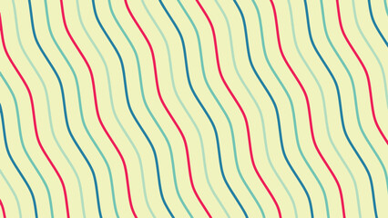 lines, wave, pattern, wave pattern, vector, Illustration, background, colorful, 4K, wallpaper.
