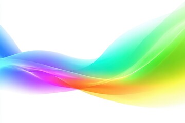 Obraz premium Abstract Colorful Rainbow Gradient Waves Design Background