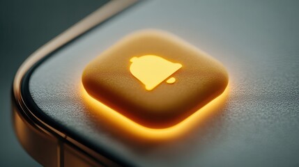 A glowing notification bell icon on a smartphone, symbolizing alerts and reminders.