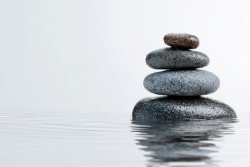 Stacked stones on water (8)