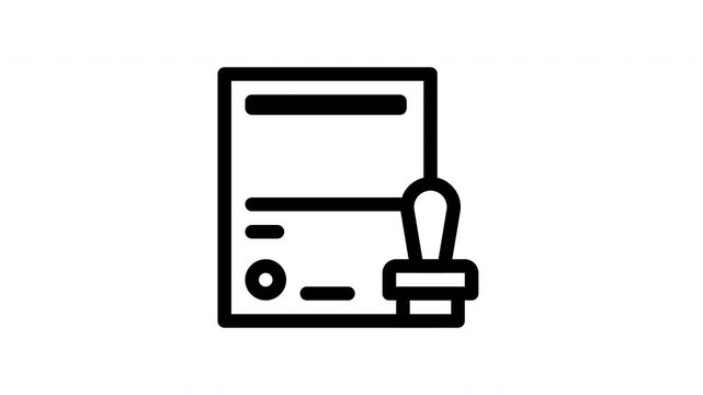 validity minimalist line animation