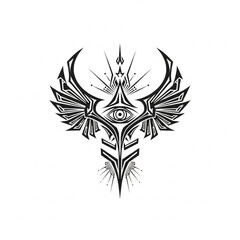 Fototapeta premium 1-Dark Gothic Sigil Vector.eps