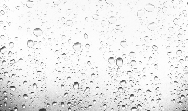 Water rain or shower drops seamless border isolated on transparent background. Realistic pure droplets condensed texture. - Powered by Adobe