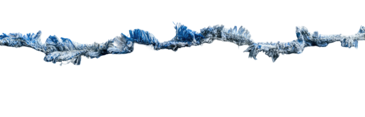 Abstract blue and white flowing lines