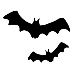 Fototapeta premium Doodle bat hand drawn illustration.