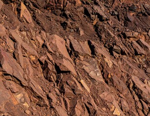 Red rock face texture