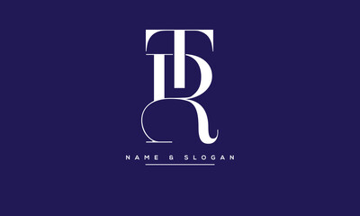 TR, RT, T, R Abstract Letters Logo Monogram