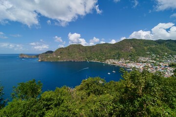 view of the sea and mountains