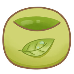 Green tea cup
