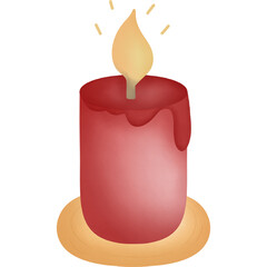 Candles for decorating on various occasions