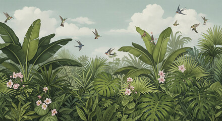 Lush Jungle Paradise