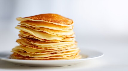 stack of pancakes on a plate