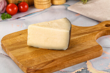 Sheep hard cheese Caprino Romano