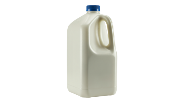 Fresh milk gallon ready for pouring breakfast beverage time