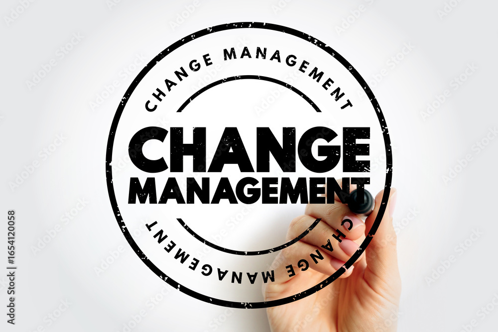 Aufkleber change management is a systematic approach to dealing with the transition or transformation of an or