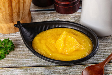 Golden Ghee melted homemade butter