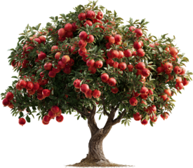 red apple tree