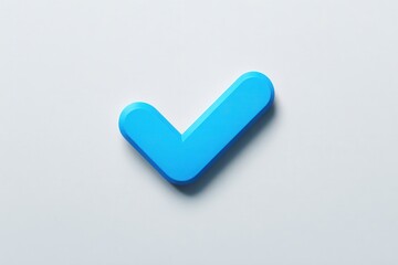 Blue verification checkmark icon representing authenticity on social networks for trustworthy online presence