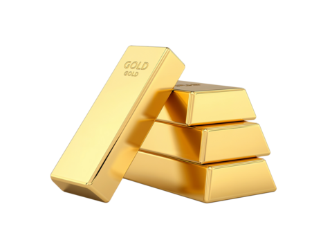 Captivating gold bars displaying precious reserves and financial investments wealth, showcasing