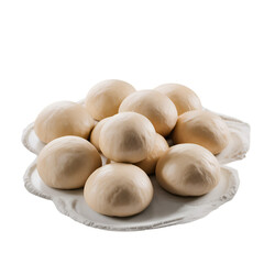 white mushrooms in a bowl