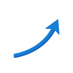 blue curve arrow icon isolated on transparent background Remove png, Clipping Path, pen tool