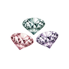 Fototapeta premium diamond isolated on white